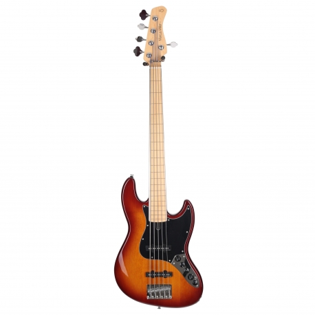 Marcus Miller V7 Vintage Alder-5 FL TS MN 2.0 Tobacco Sunburst Fretless