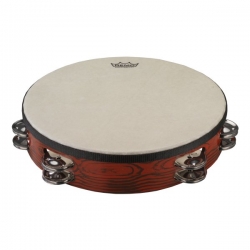 REMO 10"GOSPEL PRETND TAMB 2ROW JGL