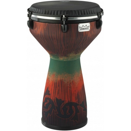 REMO 13"DJEMBE FLAREOUT FLIPTOP RED