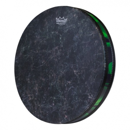 REMO 2.5x16" OCEAN DRUM GREEN&CLEAN