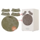 REMO TEXTURE TARGETS:9.75"CIRCLE+4S