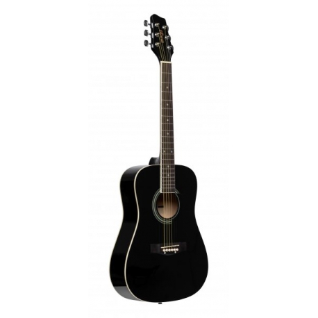 STAGG GT.AC.3/4 DREADNOUGHT-NOIR