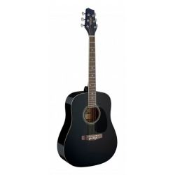 STAGG GT.AC.DREADNOUGHT-BLK