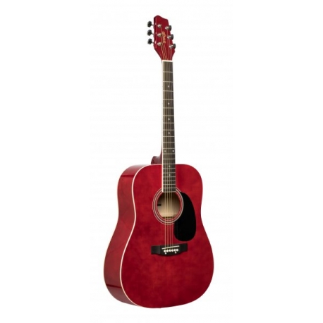STAGG GT.AC.DREADNOUGHT-RED