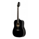 STAGG GT.AC.4/4 DREADNOUGHT-BLACK