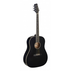 STAGG GT.ACOUST SLOPE SH NOIR GAUCHE