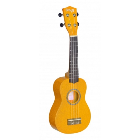 STAGG UKULELE SOPRANO JAUNE+HOUSSE