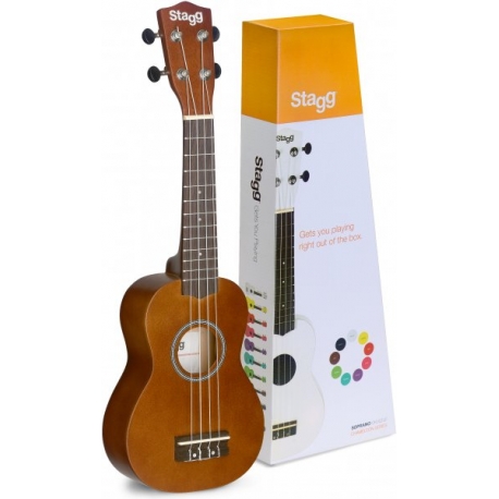 STAGG UKULELE SOPRANO NAT+HOUSSE