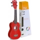 STAGG UKULELE SOPRANO ROUGE+HOUSSE