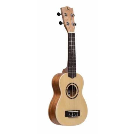 STAGG UKULELE SOPRANO EPICEA+HOUSSE