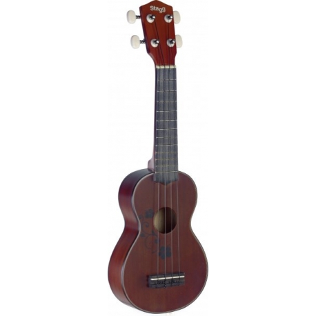 STAGG UKULELE SOPR ACAJ-ACAJ +HOUSSE