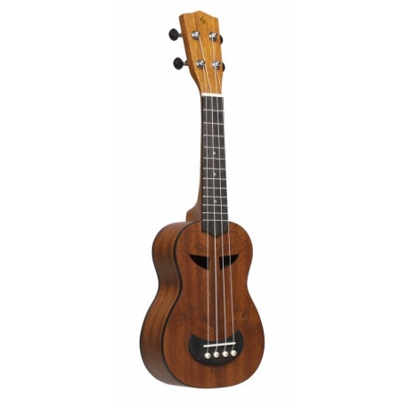 STAGG UKULELE SOPRANO ACAJOU+HOUSSE