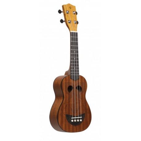 STAGG UKULELE SOPRANO ACAJOU+HOUSSE