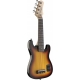 STAGG UKULELE ELECTRIQUE S SUNBURST