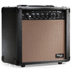 STAGG AMPLI GT.ACOUST 15W+REVERB DIG