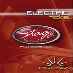 STAGG JEU ELECT/NICKEL PLT/LT HEAVY