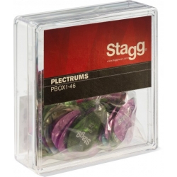 STAGG BOITE PLECTRES 100PCS, 0.46 MM