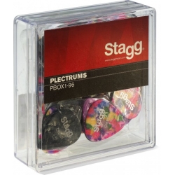 STAGG BOITE PLECTRES 100PCS, 0.96MM