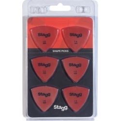 STAGG PLECTRE ELLIPTICx6-1.00
