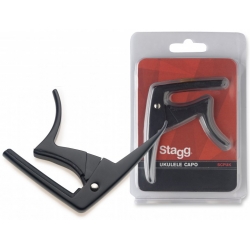 STAGG CAPO GACHETTE UKULELE / BK
