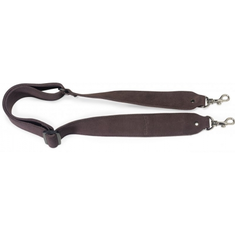 STAGG SANGLE BANJO-DAIM MARRON FONCE