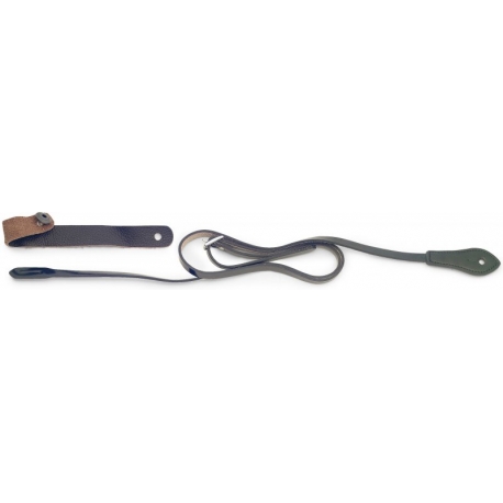 STAGG SANGLE MANDOLINE CUIR NOIR