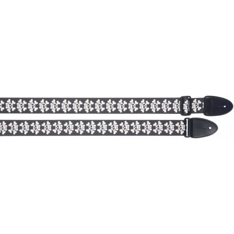 STAGG SANGLE TERYL PIRATE BL/NOIR