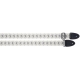 STAGG SANGLE TERYL PIRATE BL/BLANC