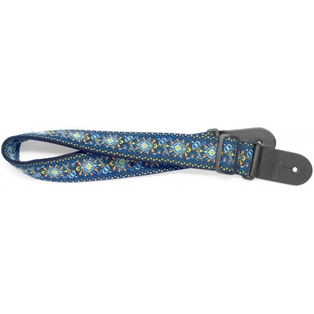 STAGG COURROIE GT COTON JIMI BLEU