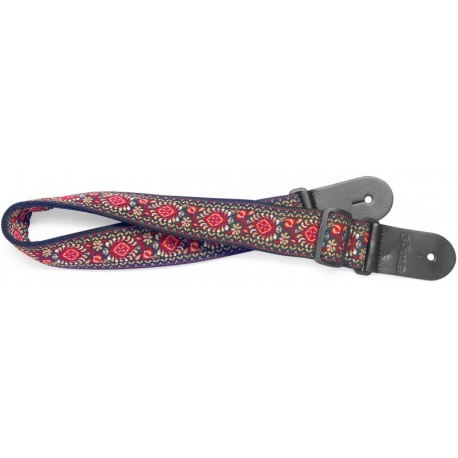 STAGG COURROIE GT COTON JIMI ROUGE