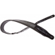 STAGG SANGLE SIMILI CUIR FEUILL NOIR