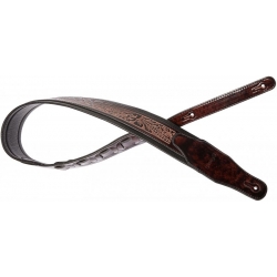 STAGG SANGLE SIMILI CUIR FEUILL BRUN