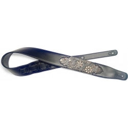 STAGG SANGLE PAISLEY SIMILICUIR NOIR