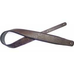 STAGG SANGLE MEX SIMILI CUIR BRUNFCE