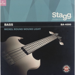 STAGG JEU BASSE 4-CRD/NI RND WD/LT
