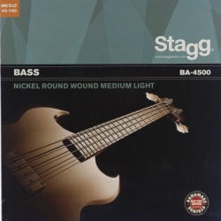 STAGG JEU BASSE 4-CRD/NI RND WD/MD.L
