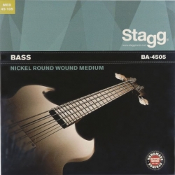 STAGG JEU BASSE 4-CRD/NI RND WD/MED