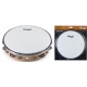 STAGG 12"TAMBOURIN 1RG CYM/PLST BOIS