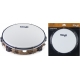 STAGG 10"TAMBOURIN 2RG CYM/PLST BOIS