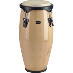 STAGG 9" PORTABLE WOOD CONGA+STRAP