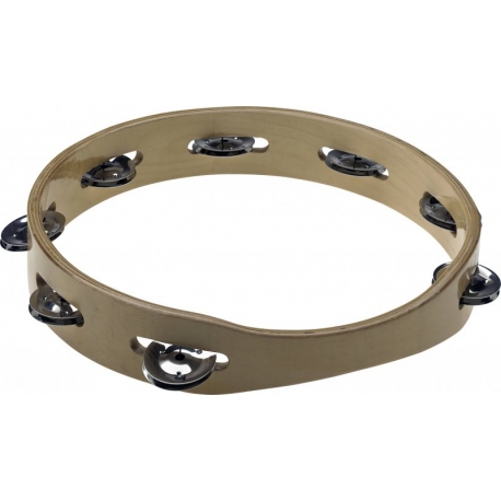 STAGG 10" TAMBOURIN SS PEAU,BOIS,1RG