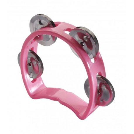 STAGG MINI TAMBOURIN 4 CYMB ROSE