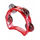 STAGG MINI TAMBOURIN 4 CYMB ROUGE