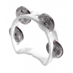 STAGG MINI TAMBOURIN 4 CYMB BLANC
