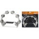 STAGG TAMBOURIN 1/2 LUNE 16 CYM,BLAN