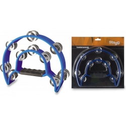 STAGG TAMBOURIN 1/2 LUNE 20 CYM,BLEU