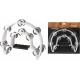 STAGG TAMBOURIN 1/2 LUNE 20 CYM,BLAN
