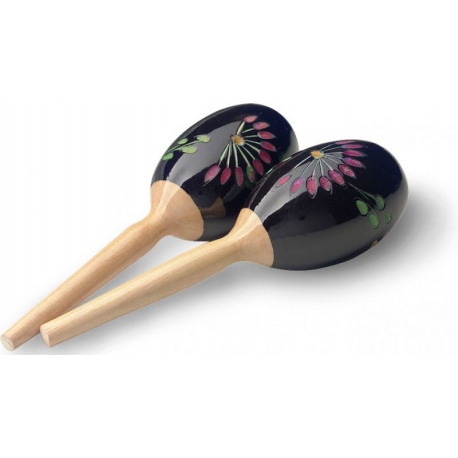 STAGG MARACAS EN BOIS 19CM NOIR