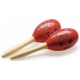 STAGG MARACAS EN BOIS 28CM ROUGE