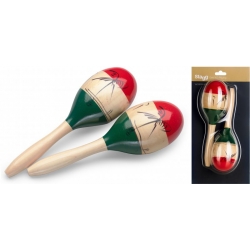 STAGG MARACAS EN BOIS 26CM MEXICAIN